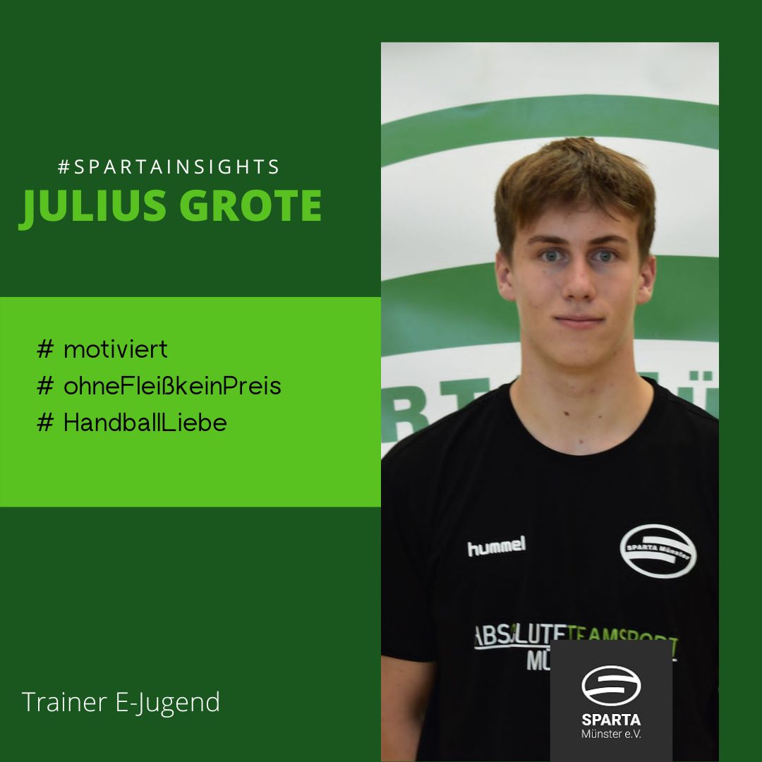 Julius Mit SPARTAINSIGHTS #21 – SPARTA Münster e.V.